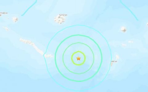 美阿拉斯加附近海域发生6.1级地震 震源深度27.1千米