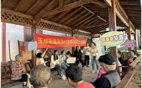 玉成街道：爱邻议事促共治 基层治理转作风